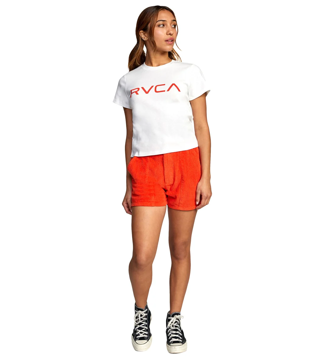 RVCA Women's Rib Short Sleeve Tee - Image 12