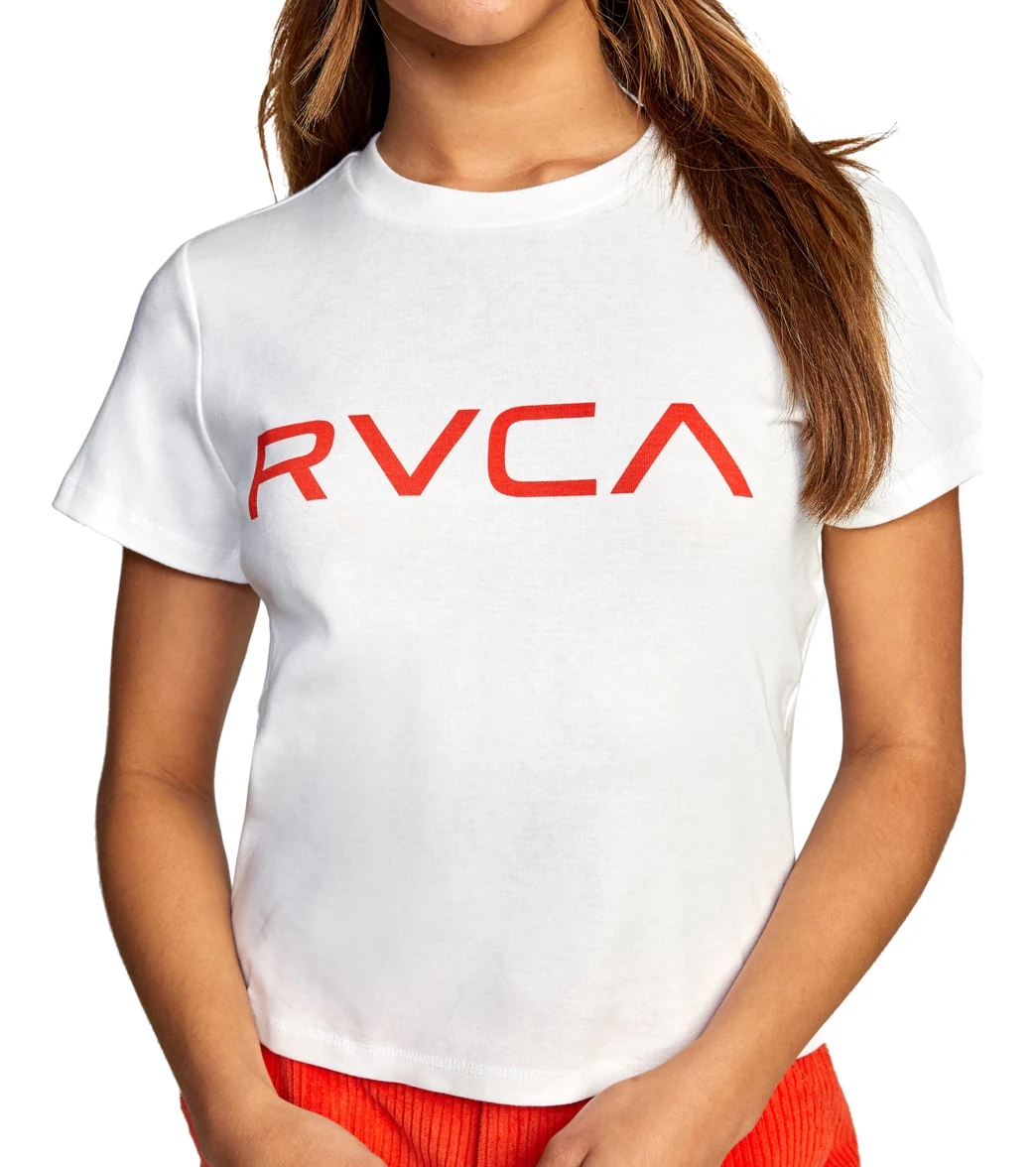 RVCA Women's Rib Short Sleeve Tee - Image 14