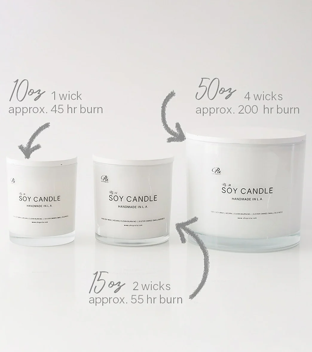 RXLA Citrine Soy Candle, 15 oz - Image 3