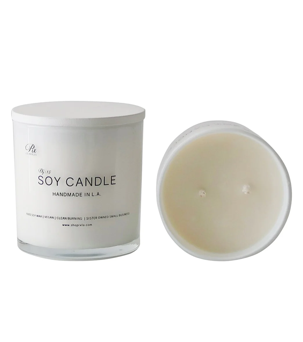 RXLA Fresh Fig Soy Candle, 15 oz - Image 2