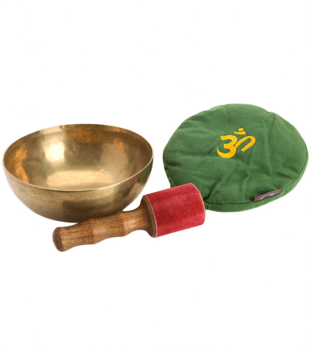 Sacred Space Hand Hammered Tibetan Singing Bowl 8" - Image 2