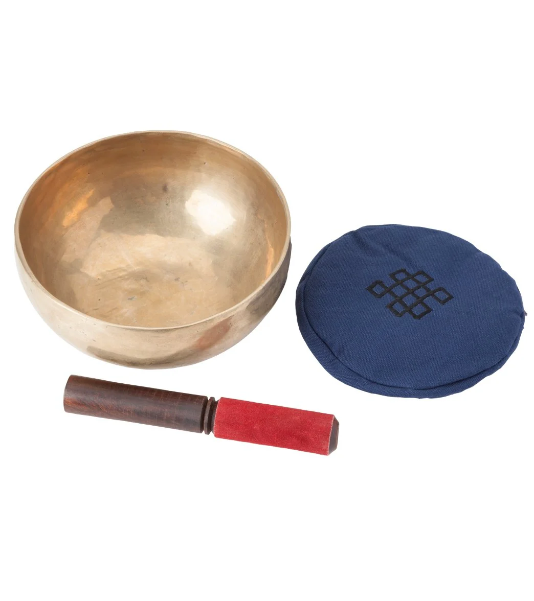 Sacred Space Healing Grade D#/G# Chakra Tibetan Singing Bowl 7.5" #D958 - Image 2