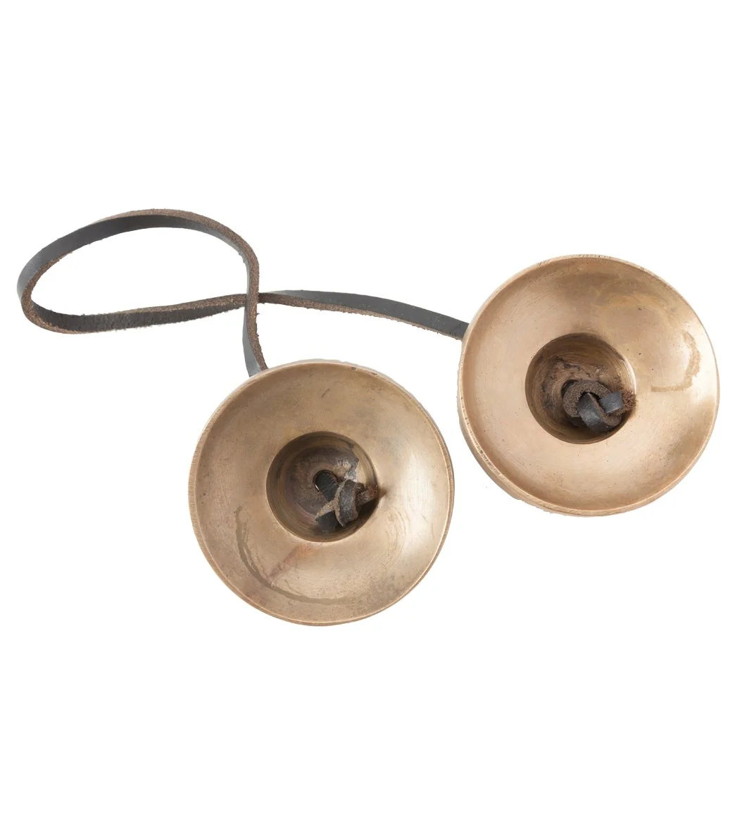 Sacred Space Med Unique Om Tibetan Gong Tingsha Cymbals - Image 2