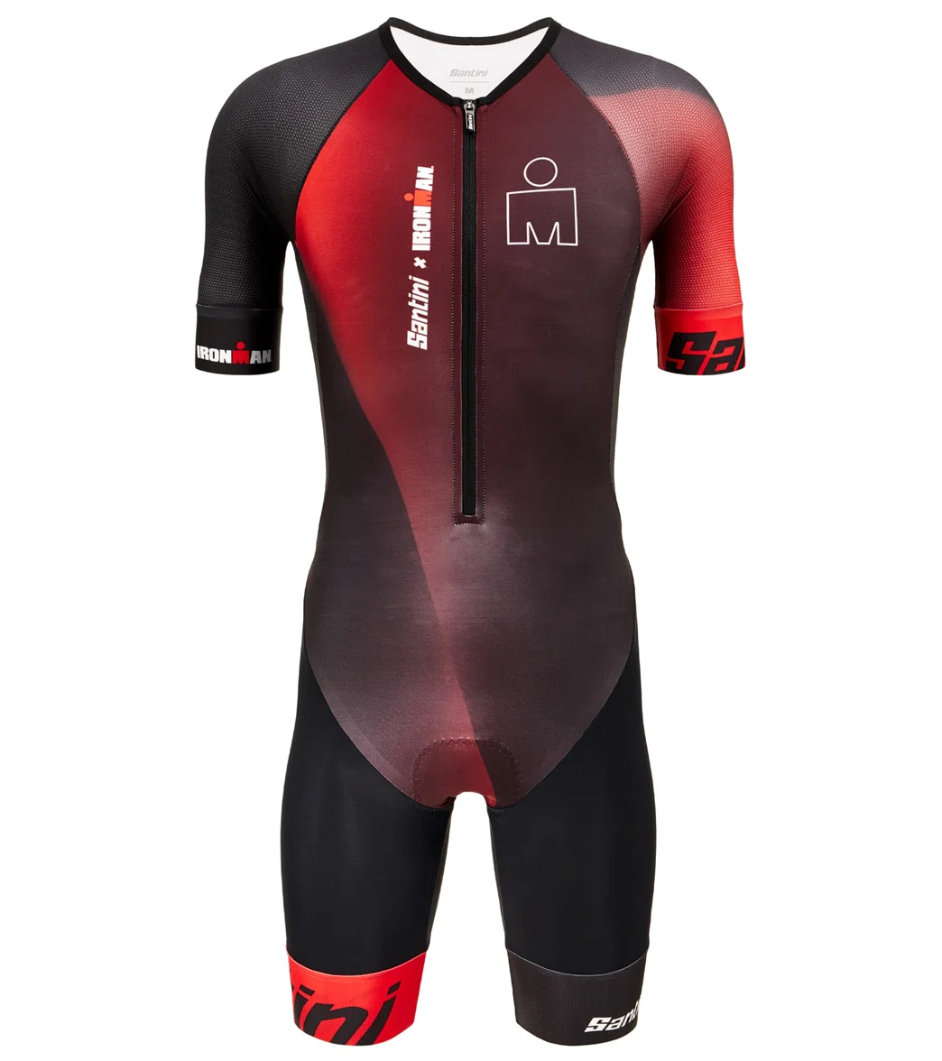 Santini Men's Ironman Ikaika Short Sleeve Trisuit