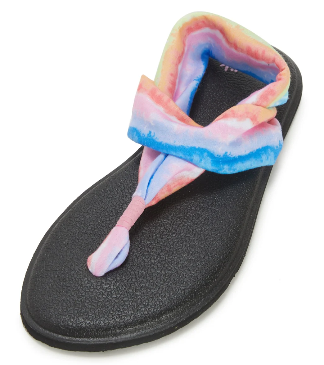 Sanuk Girls' Yoga Sling Burst Tie Dye Sandal (Big Kid) - Image 6