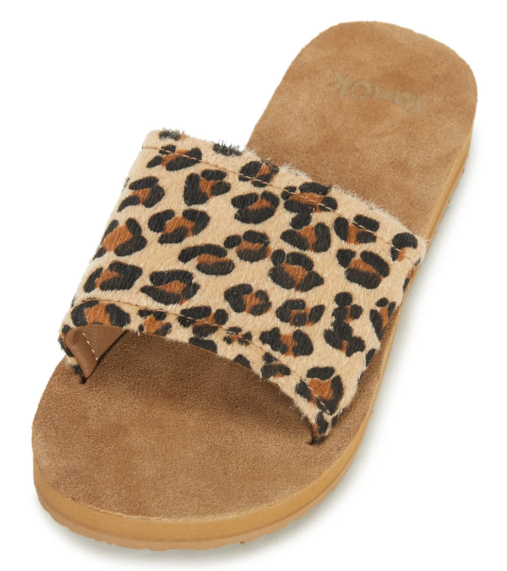 Sanuk Women's Lola Leopard Slide - Image 7