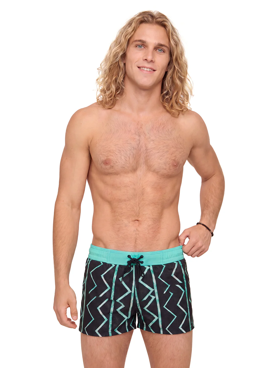 Sauvage Men's Vintage Retro Lycra Swim Trunks - Image 3