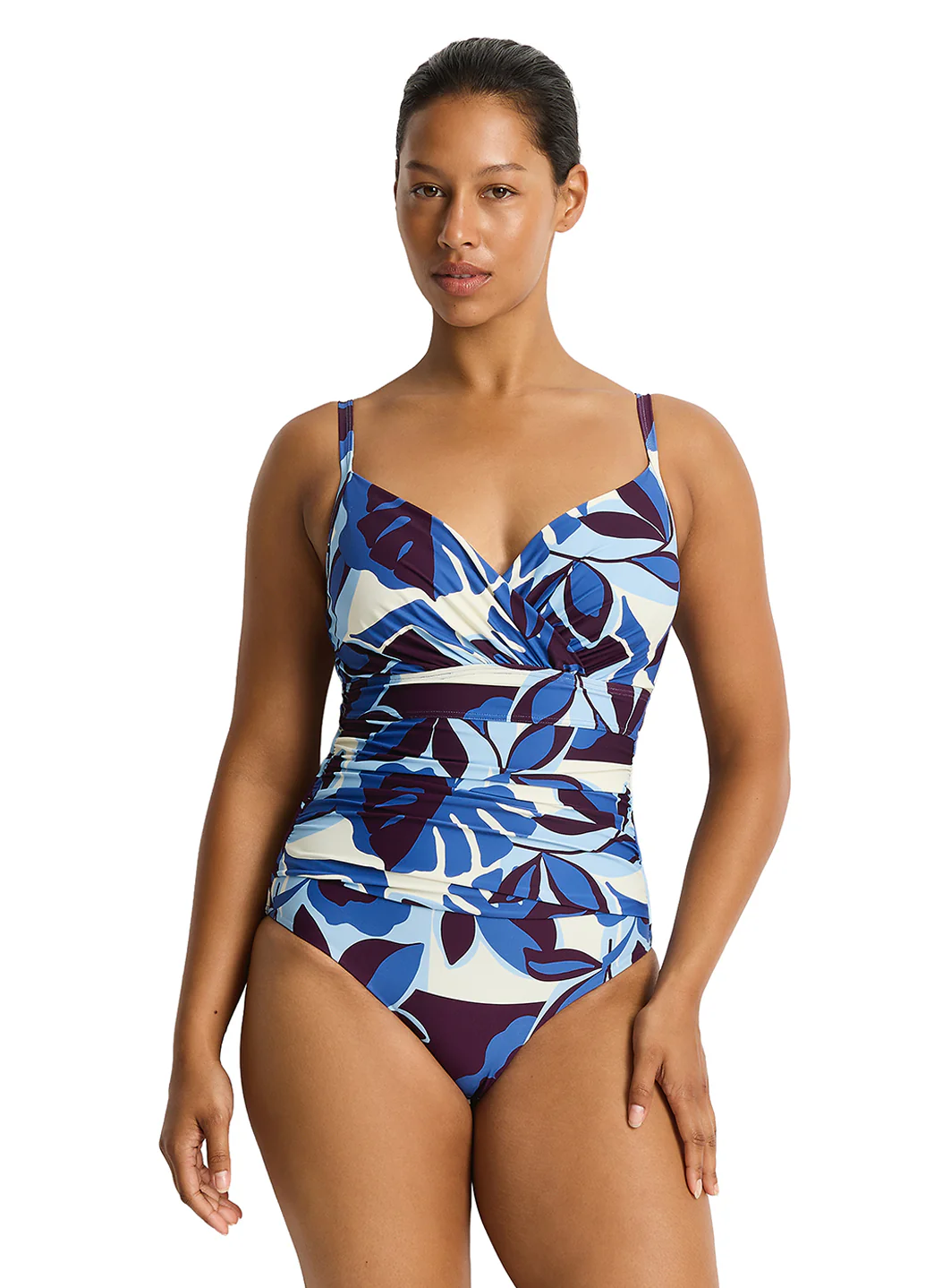 Sea Level Women's Rumba Wrap Front One Piece Swimsuit (DD/E Cup) - Image 7