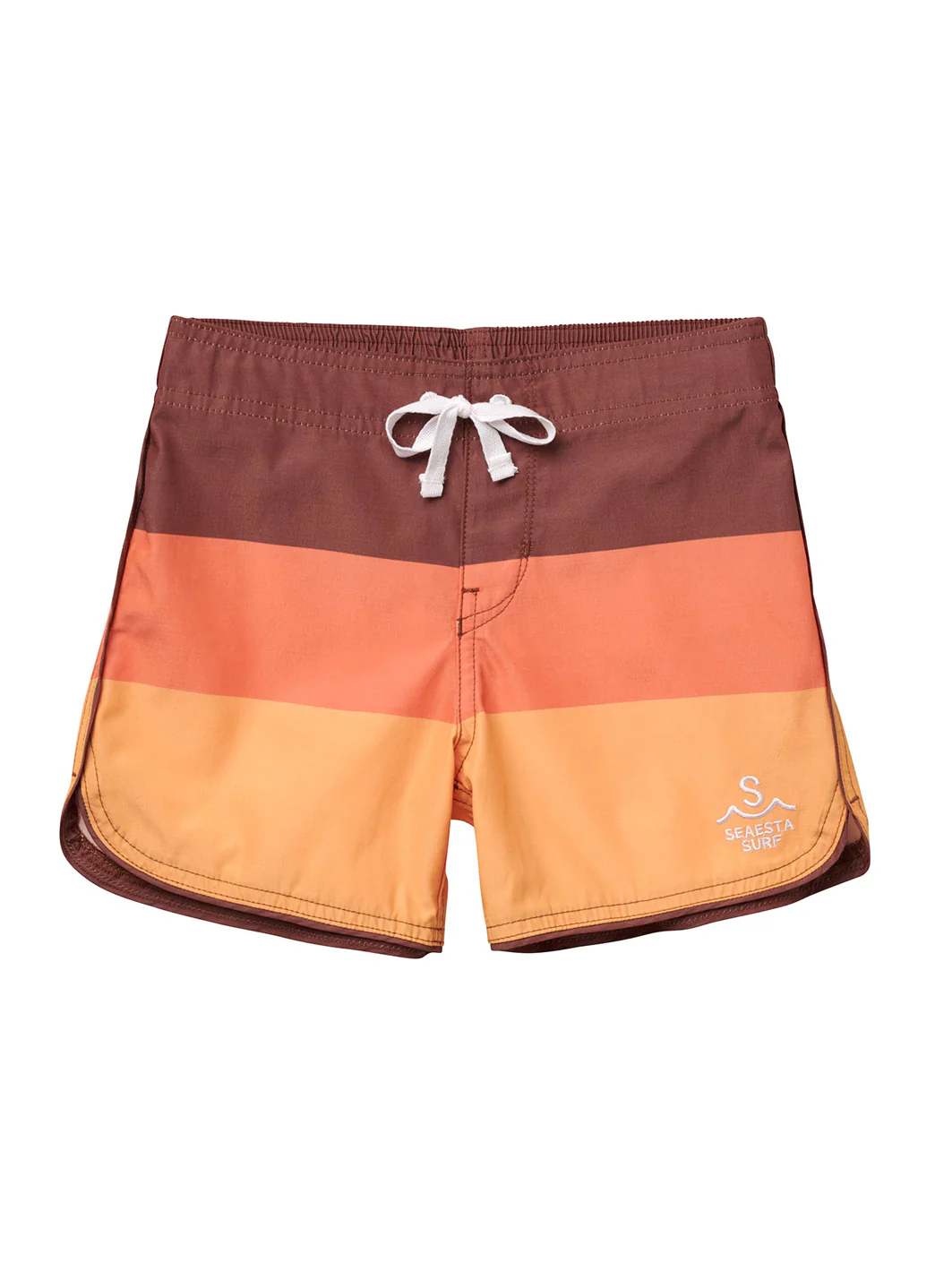 Seaesta Surf Boys' Scallop Triple Scoop Retro Flare Board Short (Toddler, Little Kid, Big Kid) - Image 3