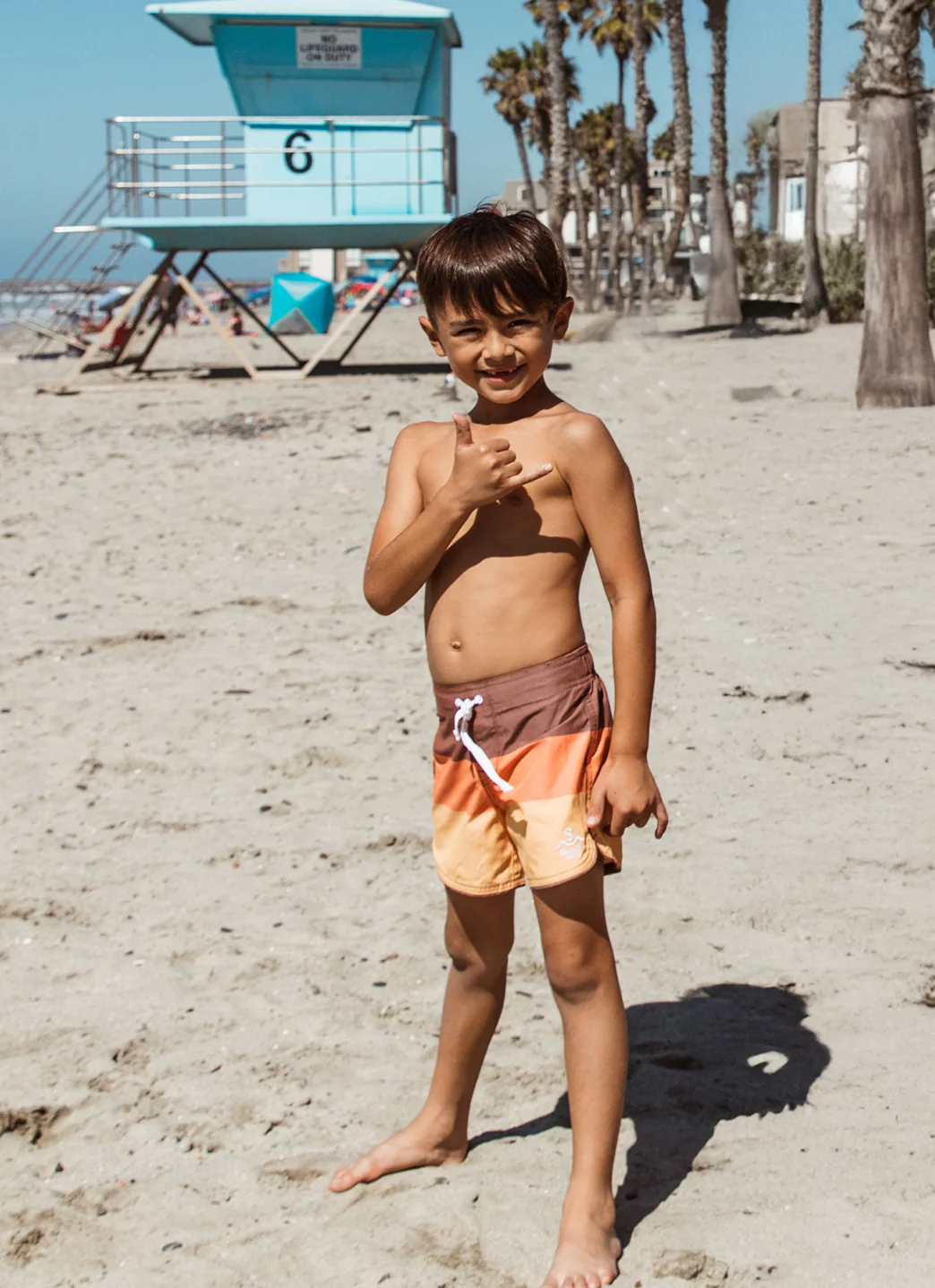 Seaesta Surf Boys' Scallop Triple Scoop Retro Flare Board Short (Toddler, Little Kid, Big Kid) - Image 8