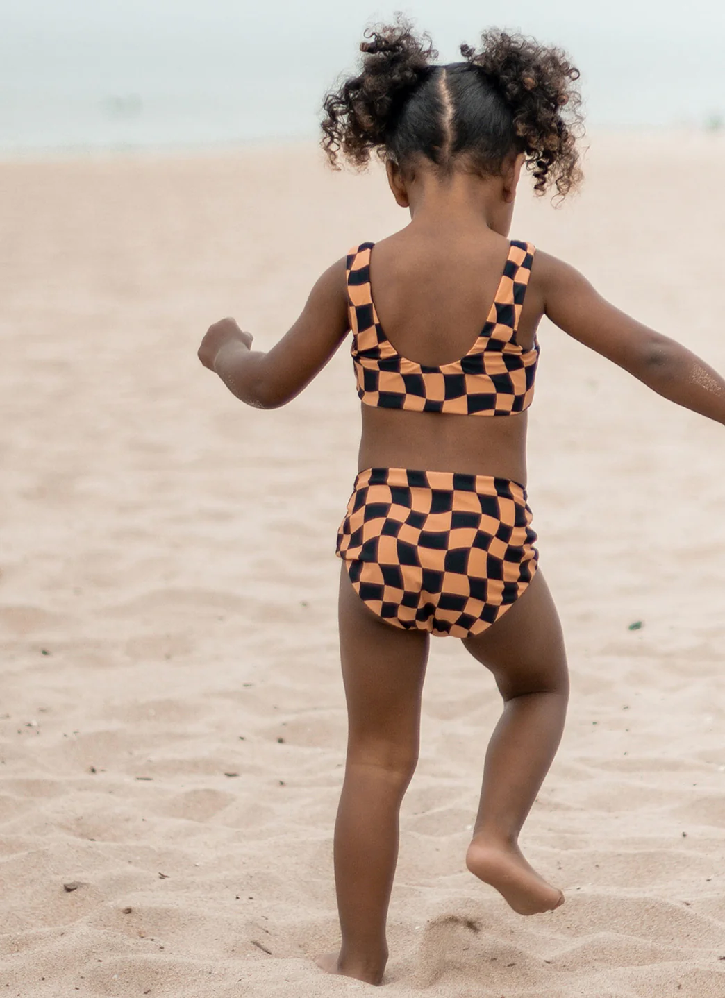 Seaesta Surf Girls' Print Wavy Check Two Piece Bikini Set (Toddler, Little Kid, Big Kid) - Image 11
