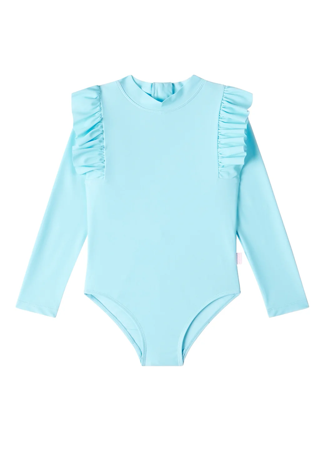 Seafolly Girls' Essential Long Sleeve One Piece Swimsuit (Baby, Toddler, Little Kid) - Image 4