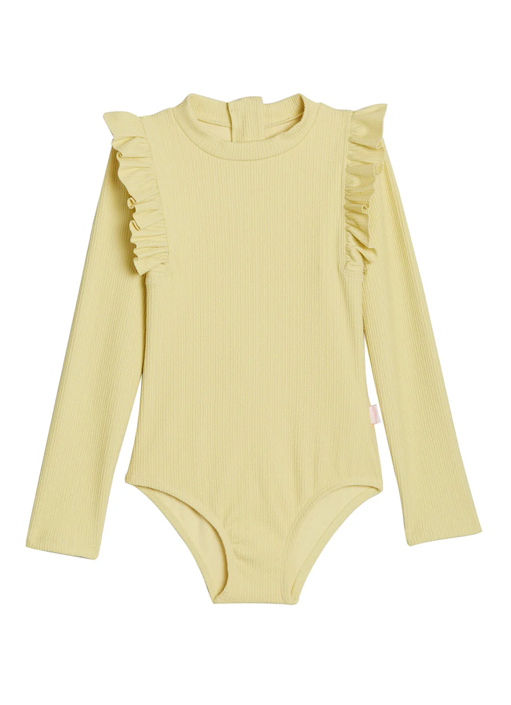 Seafolly Girls' Essential Long Sleeve One Piece Swimsuit (Baby, Toddler, Little Kid) - Image 5