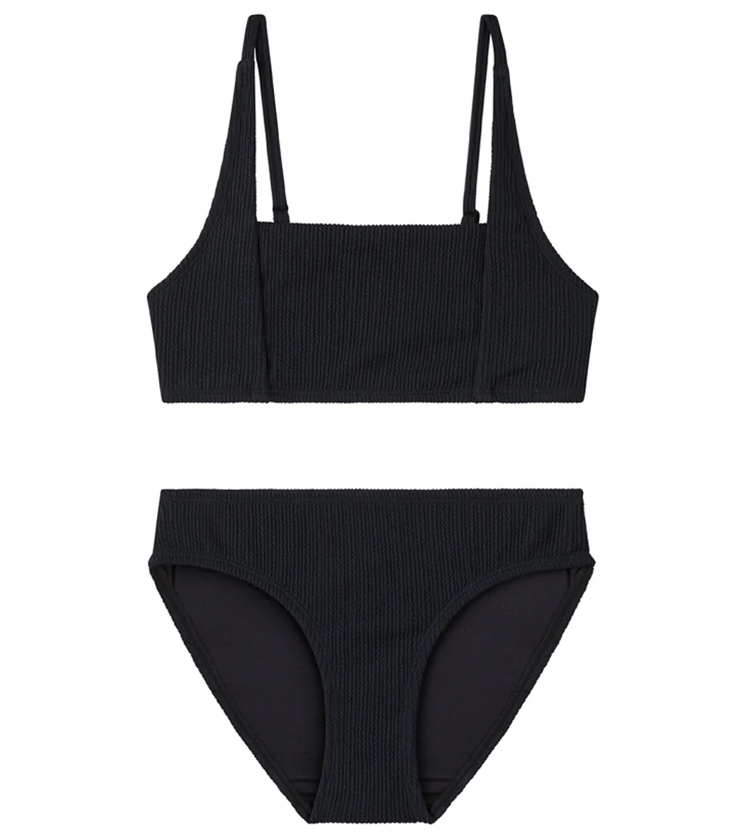 Seafolly Girls' Essential Square Neck Two Piece Bikini Set (Big Kid) - Image 4