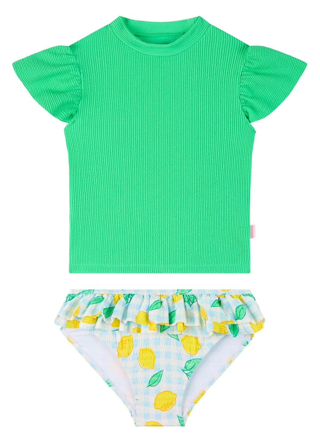 Seafolly Girls' Lisbon Two Piece Rash Guard Set (Baby, Toddler, Little Kid) - Image 4