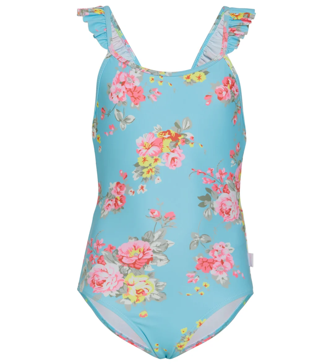 Seafolly Girls' Paradise Garden Ruffle Strap One Piece Swimsuit (Big Kid) - Image 5