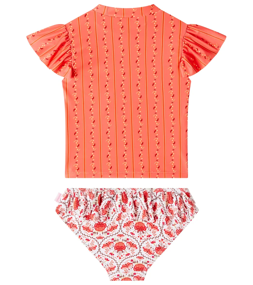 Seafolly Girls' Prague Two Piece Surf Set (Baby, Toddler, Little Kid) - Image 3