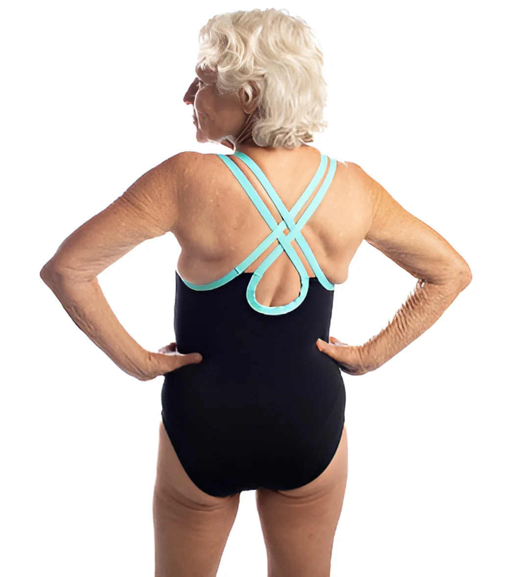 See Her Swim Women's The Butterfly Racerback One Piece Swimsuit - Image 24