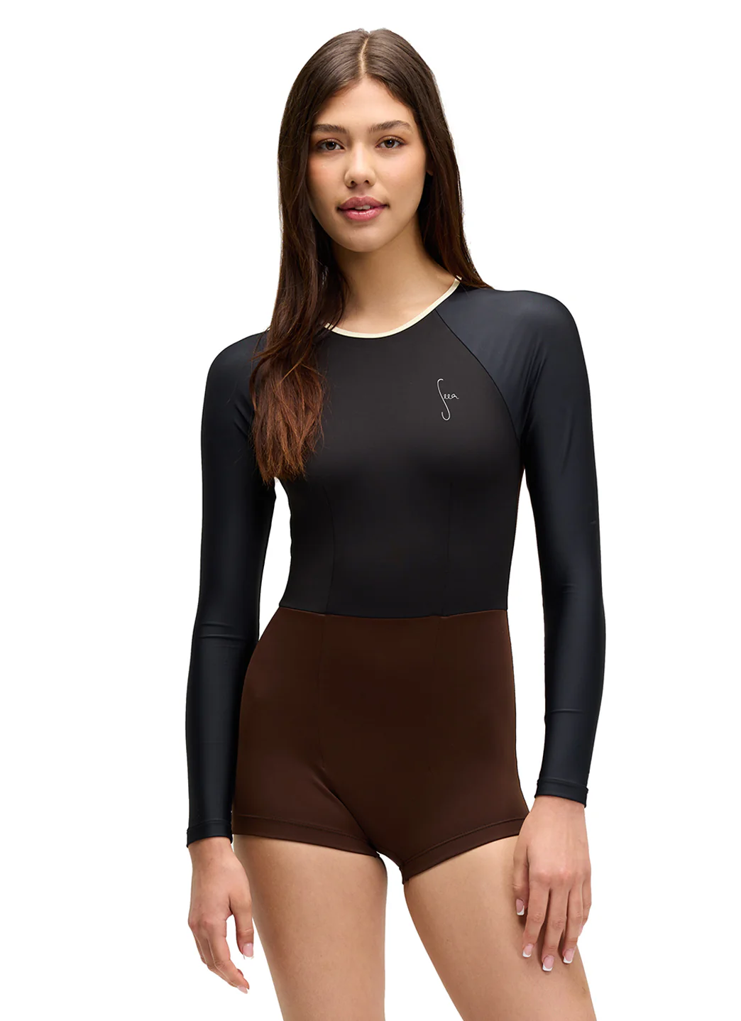 Seea 0.5mm Neoprene Dara High Neck Long Sleeve Surf Suit (RC Skin) - Image 2