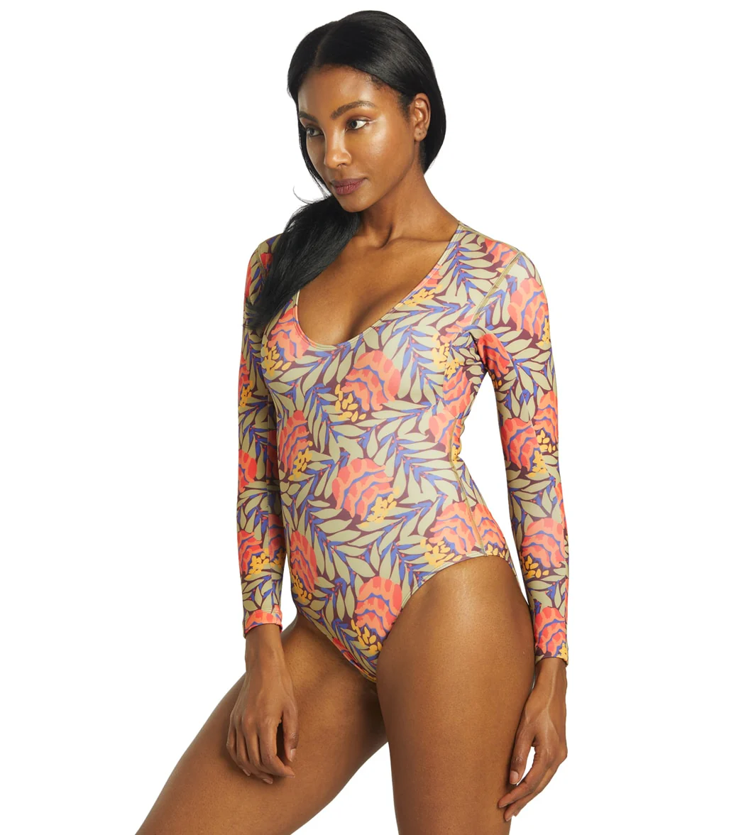 Seea Women's Harper Long Sleeve One Piece Swimsuit - Image 5