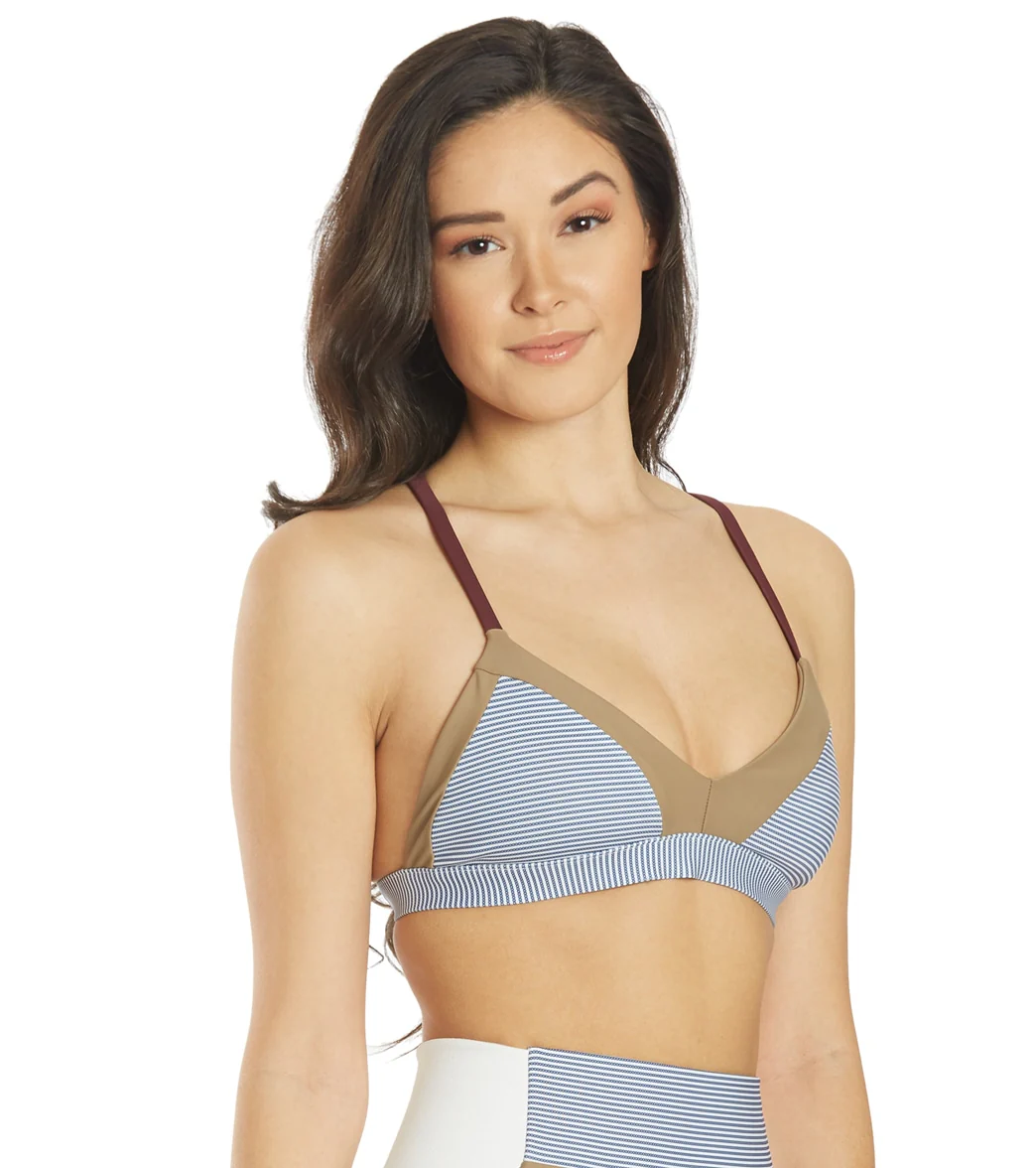 Seea Women's Sailor Stripe Leucadia Bikini Top - Image 2