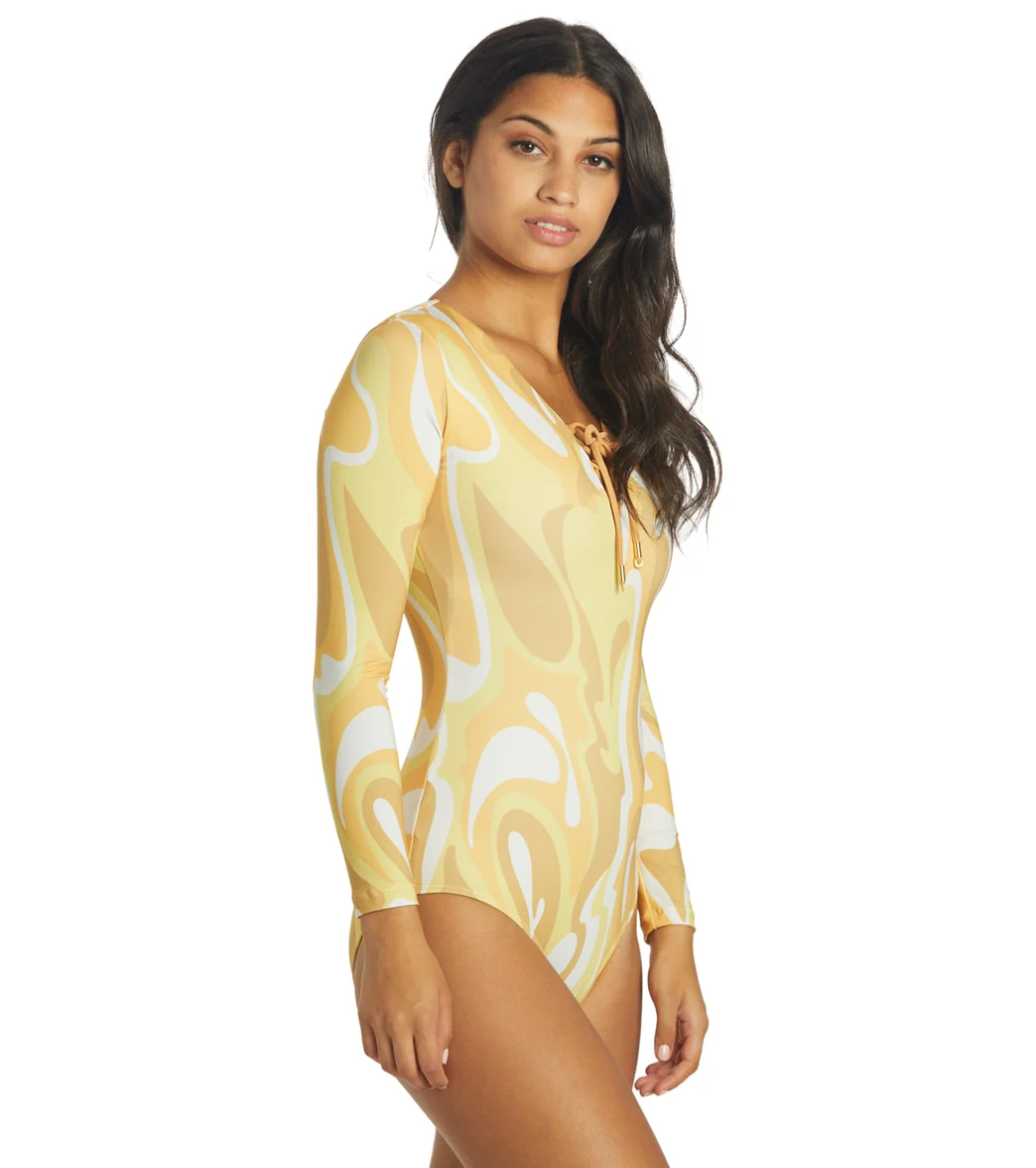 Seea Women's Solanas Long Sleeve One Piece Swimsuit - Image 2