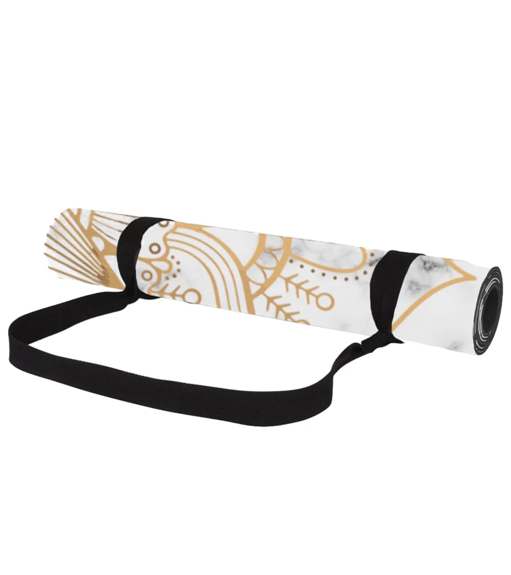 Shakti Warrior Lotus Yoga Mat 72" 3mm - Image 2