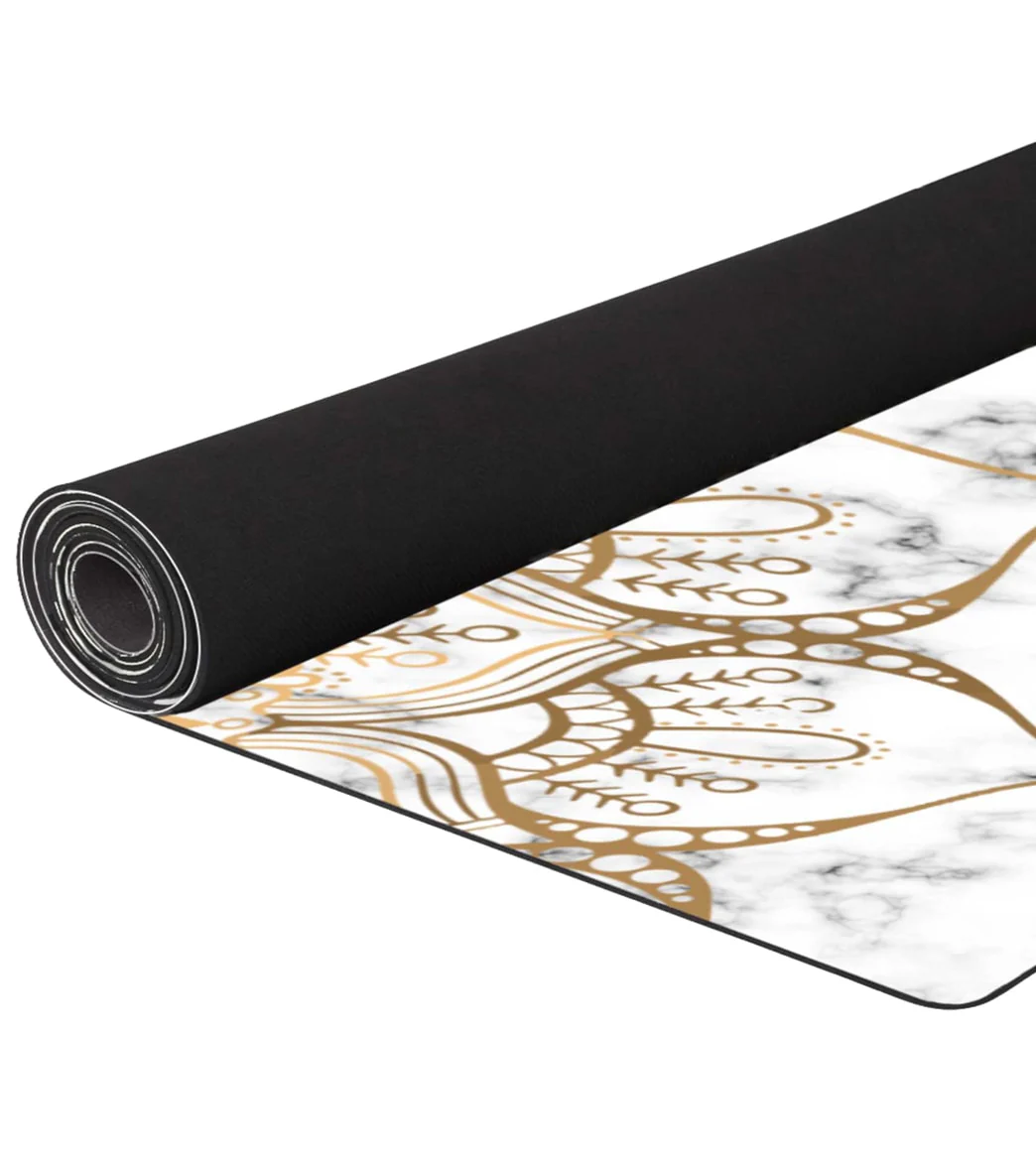 Shakti Warrior Lotus Yoga Mat 72" 3mm - Image 3