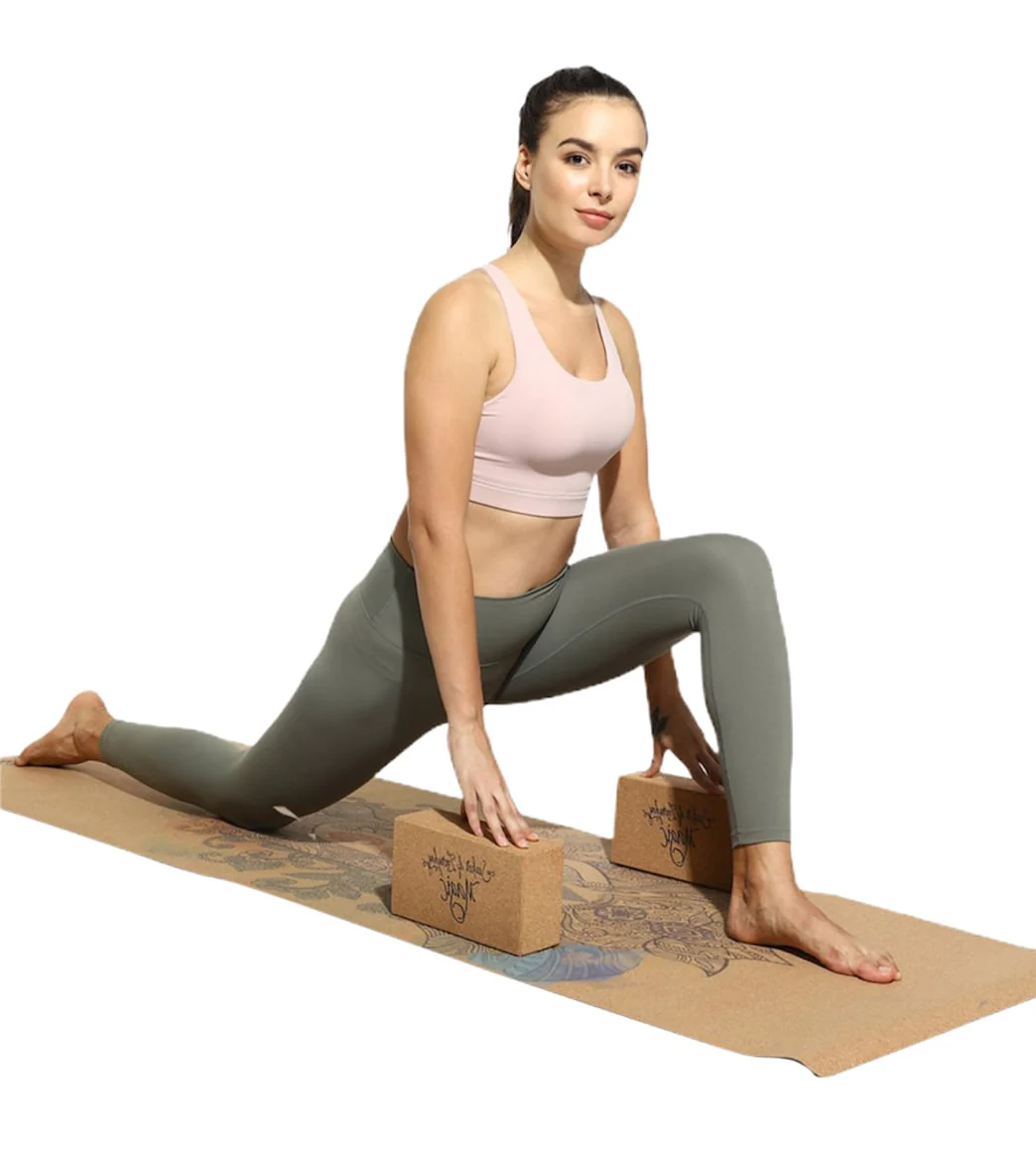 Shakti Warrior Samskara Pro Cork Yoga Mat 72" 3mm - Image 2