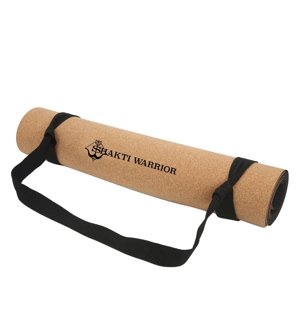 Shakti Warrior Shivshakti Pro Cork Yoga Mat 72" 3mm - Image 3