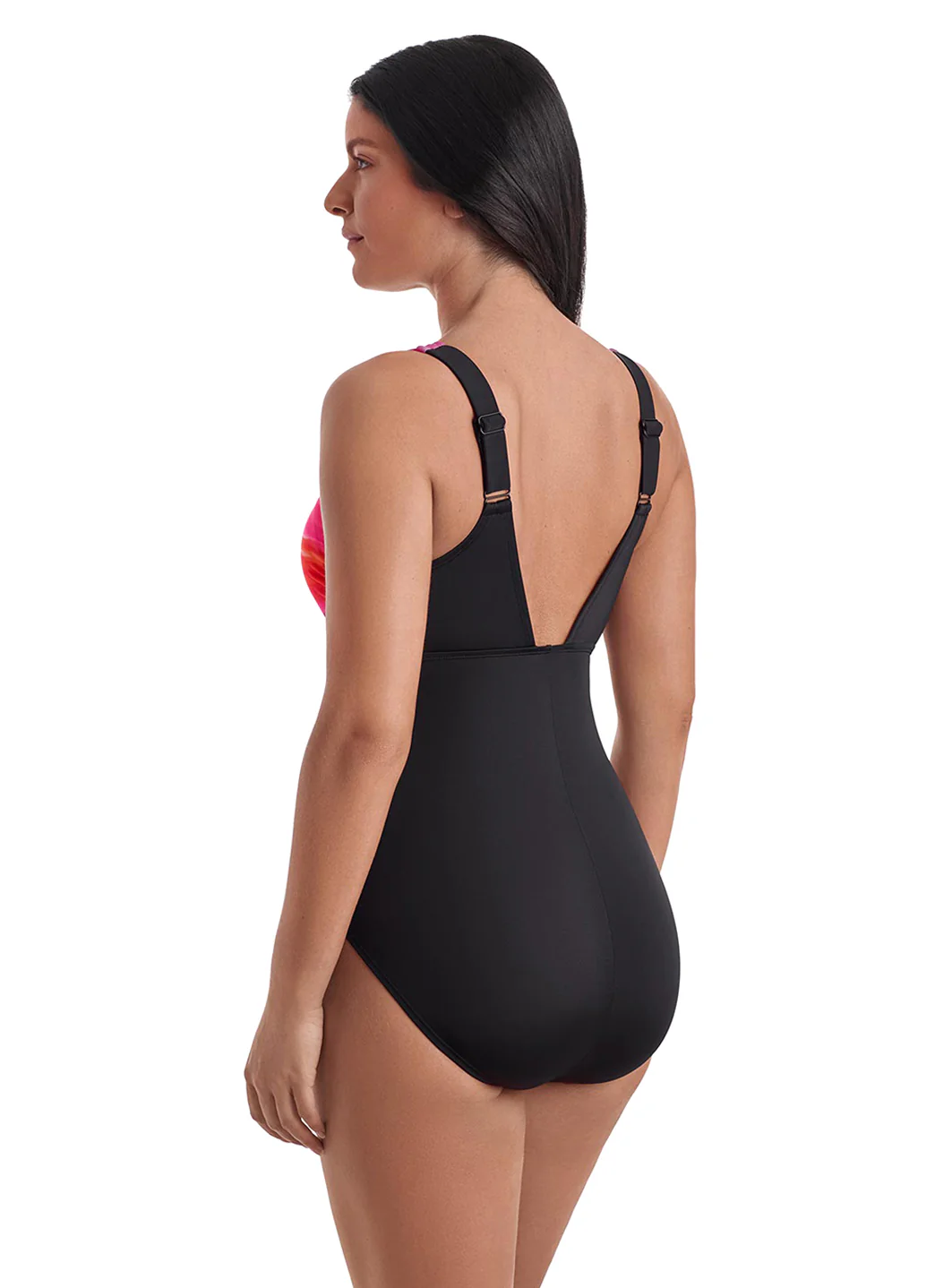 Shape Solver SPORT Shape Solver Sport Women's Desert Horizon Scoopneck Tank One Piece Swimsuit - Image 3