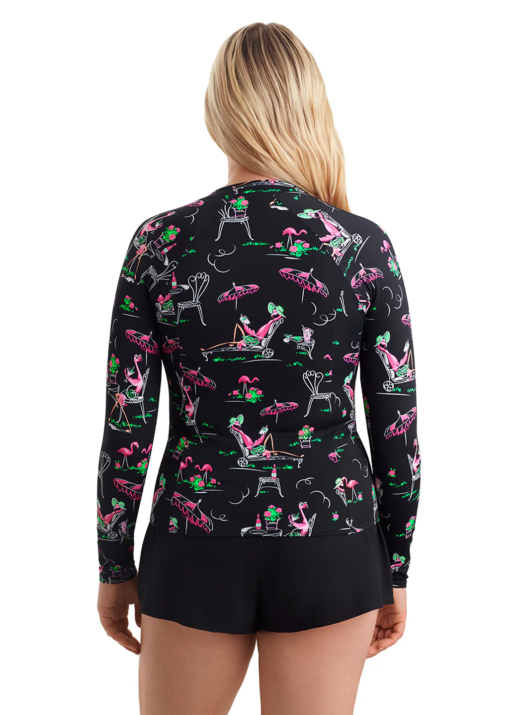 Shape Solver SPORT Women's Flamingo Hotel Sunshirt - Image 5
