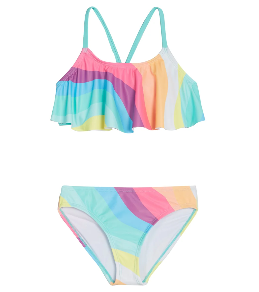 Shelloha Girls' Multi Ribbons Two Piece Bikini Set (Big Kid) - Image 4