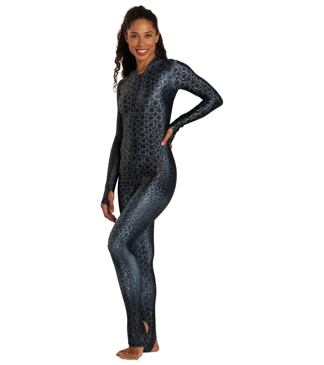 SlipIns Spotted Eagle Ray Zippered Unitard - Image 4