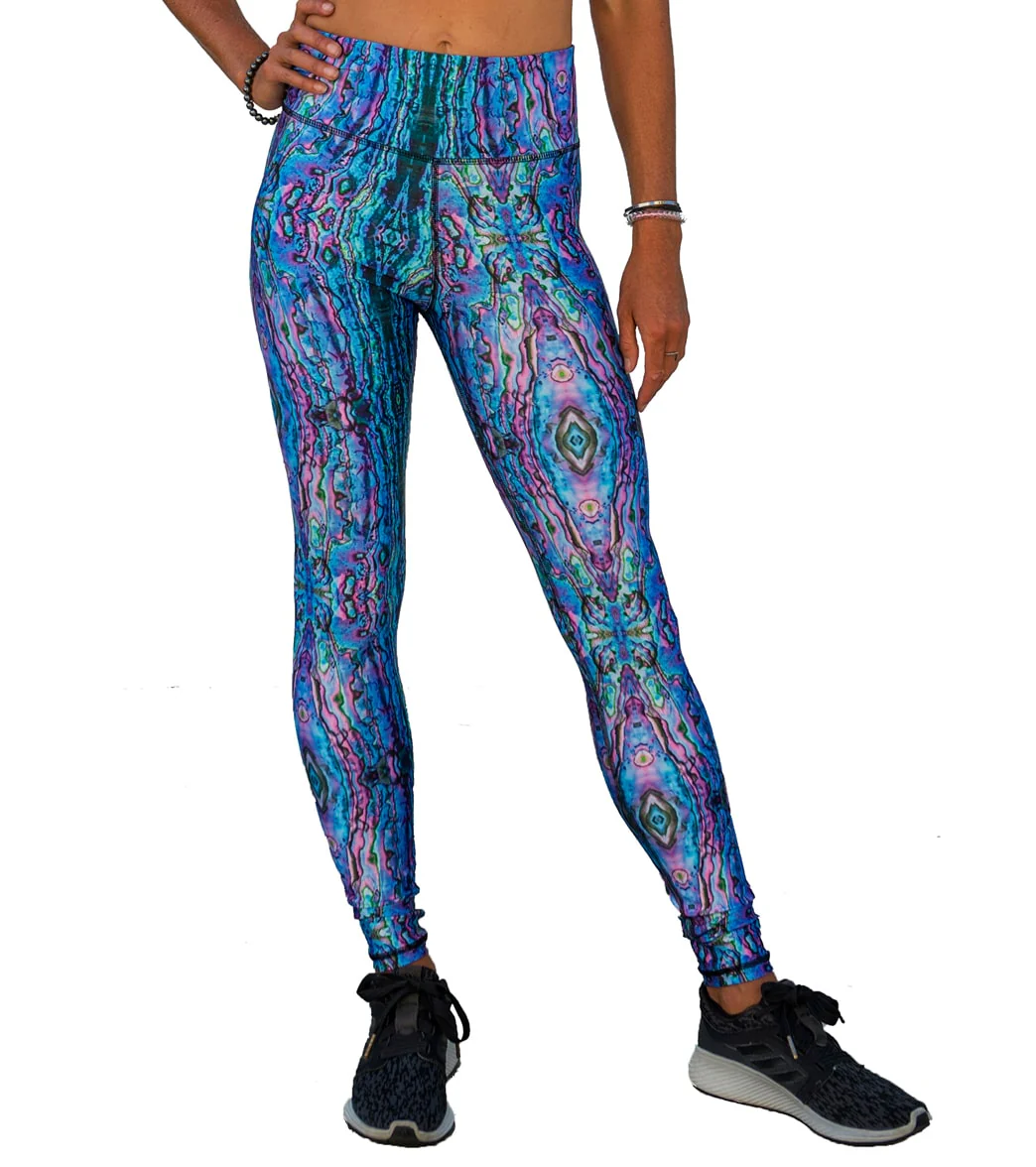 SlipIns Women's Pink Abalone Sea Swim Leggings - Image 7
