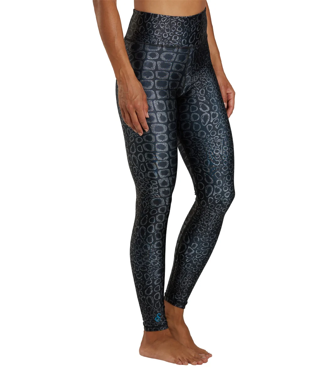 SlipIns Women's Spotted Eagle Ray Swim Leggings - Image 3