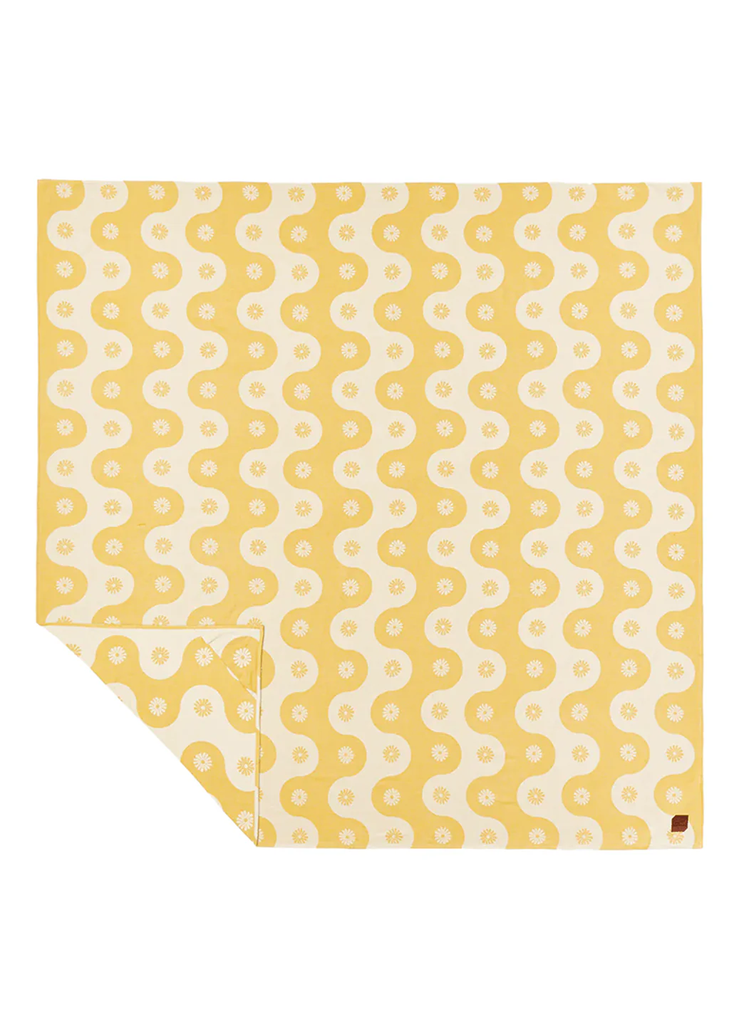 Slowtide Botanical Waves Oversized Throw Blanket - Image 2