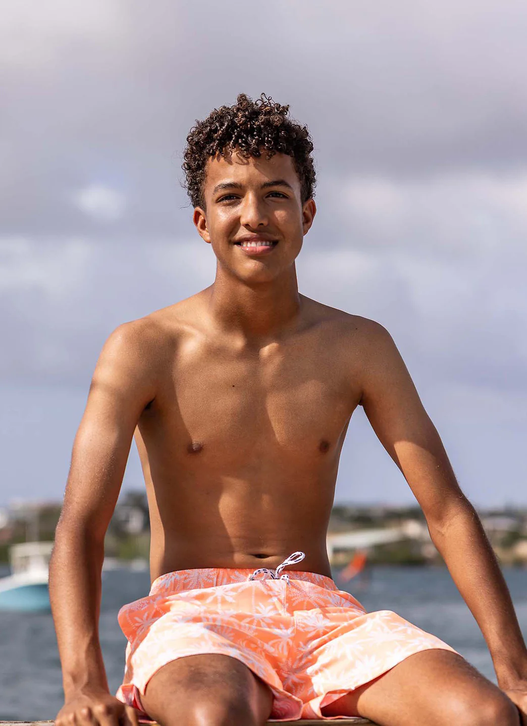 Snapper Rock Boys' Cali Palms Sustainable Swim Trunk (Toddler, Little Kid, Big Kid) - Image 6