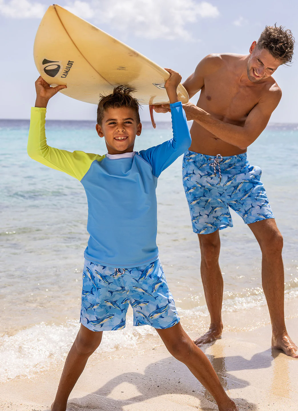 Snapper Rock Boys' Jawsome Waves Swim Trunk (Little Kid, Big Kid) - Image 2
