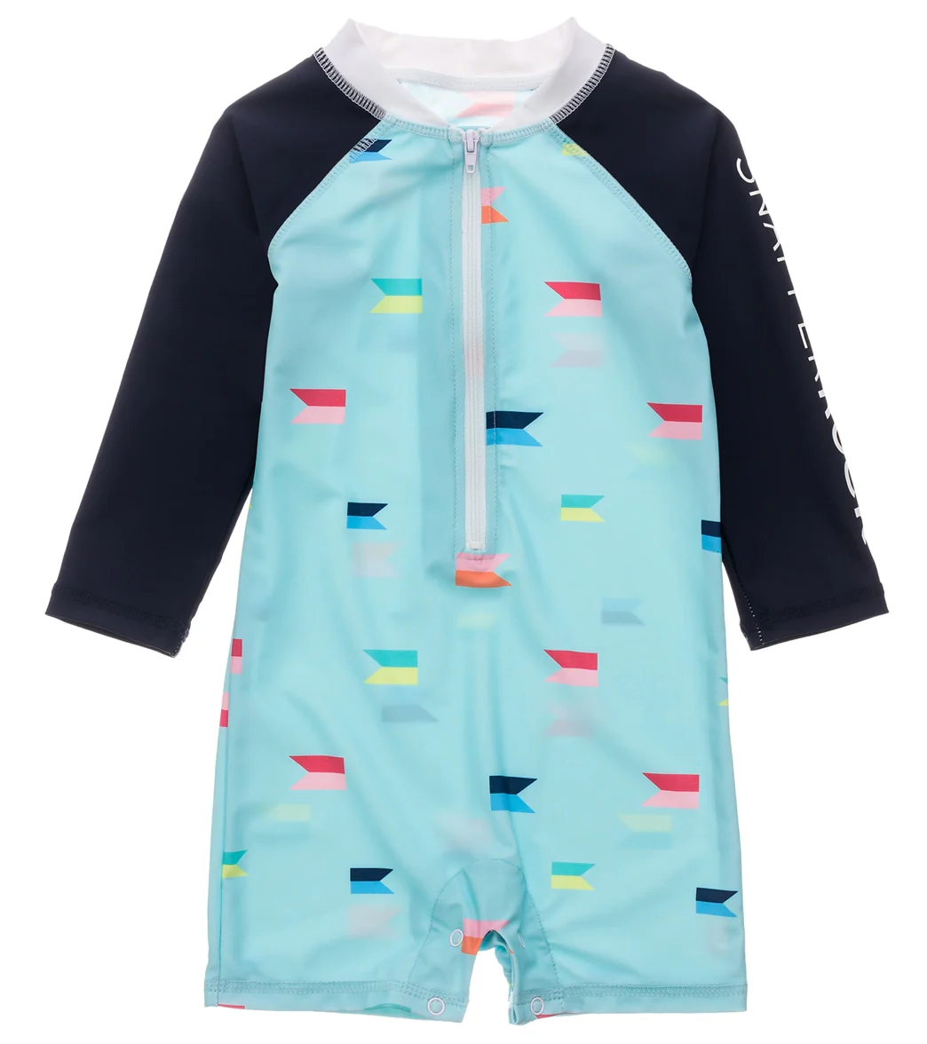 Snapper Rock Boys' Maritime Fliers Long Sleeve Sunsuit (Baby, Toddler) - Image 5