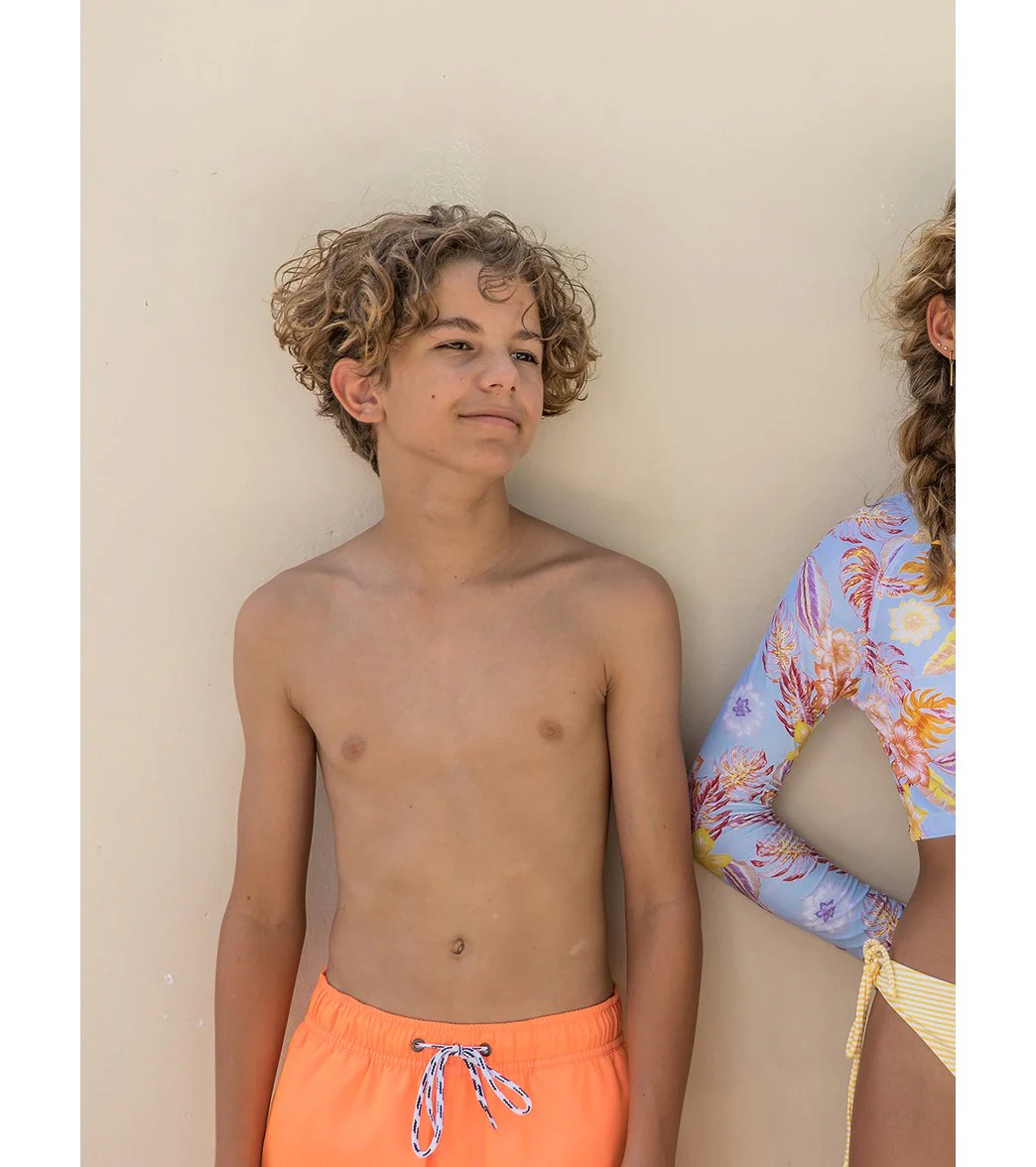 Snapper Rock Boys' Tangerine Swim Trunks (Toddler, Little Kid, Big Kid) - Image 3