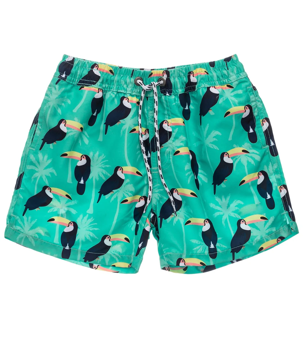 Snapper Rock Boys' Toucan Talk Volley Swim Trunk (Toddler, Little Kid, Big Kid) - Image 6