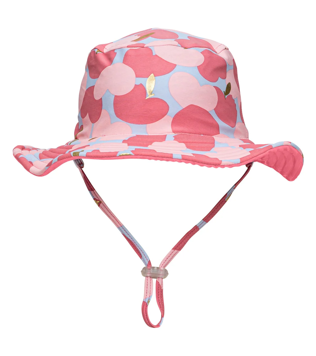 Snapper Rock Girls' Apple Love Reversible Bucket Hat - Image 5