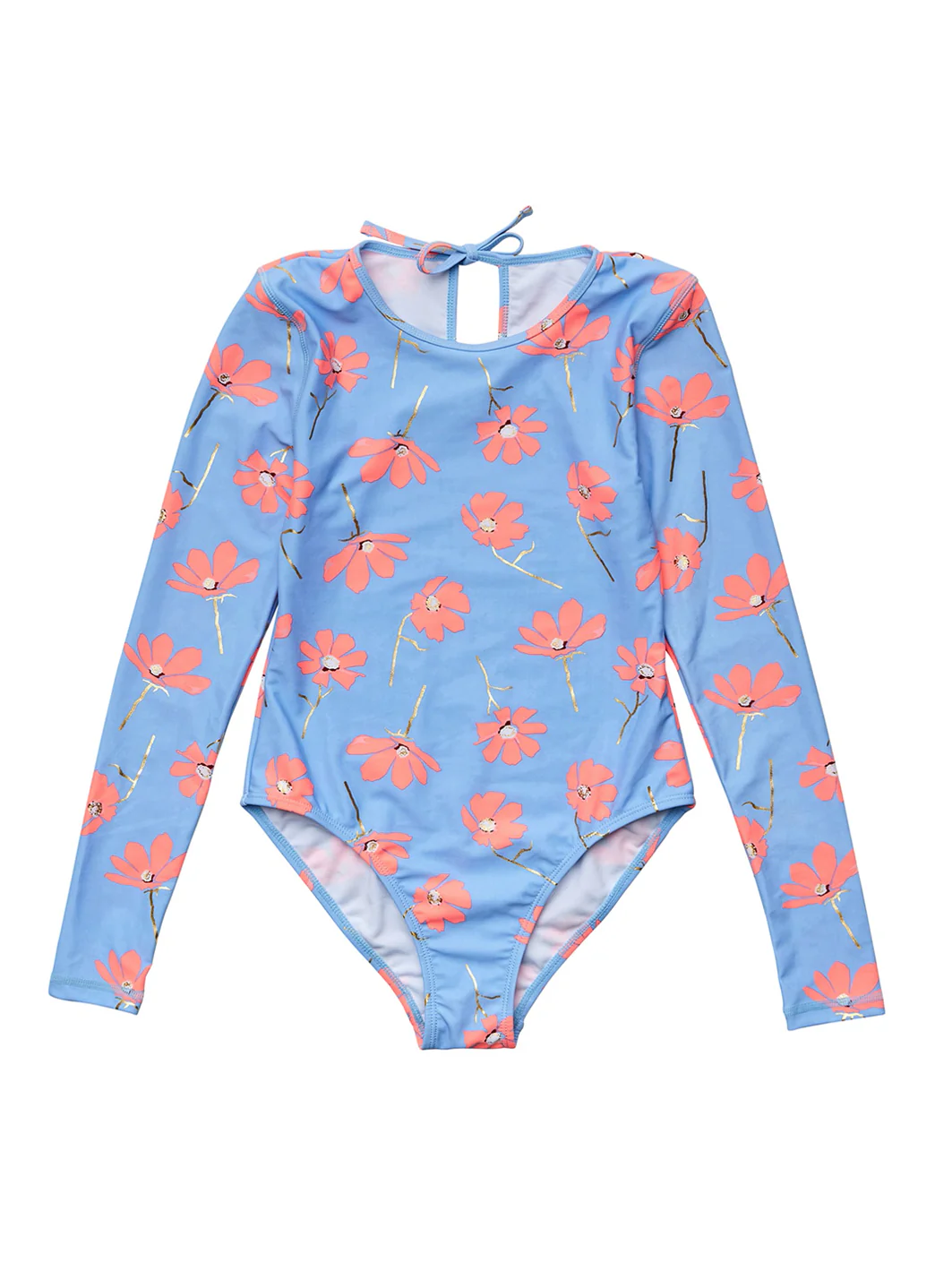 Snapper Rock Girls' Beach Bloom Long Sleeve One Piece Swimsuit (Toddler, Little Kid, Big Kid) - Image 7