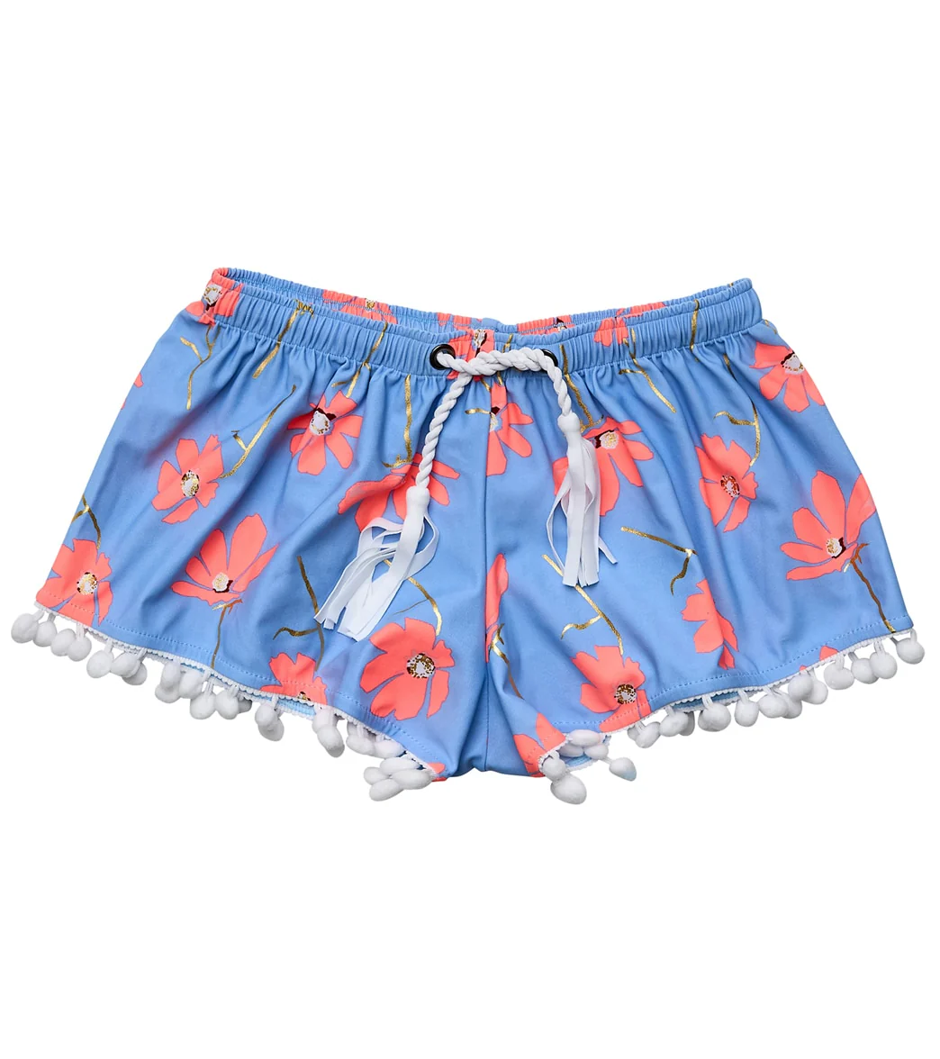 Snapper Rock Girls' Beach Bloom Swim Shorts (Little Kid, Big Kid)