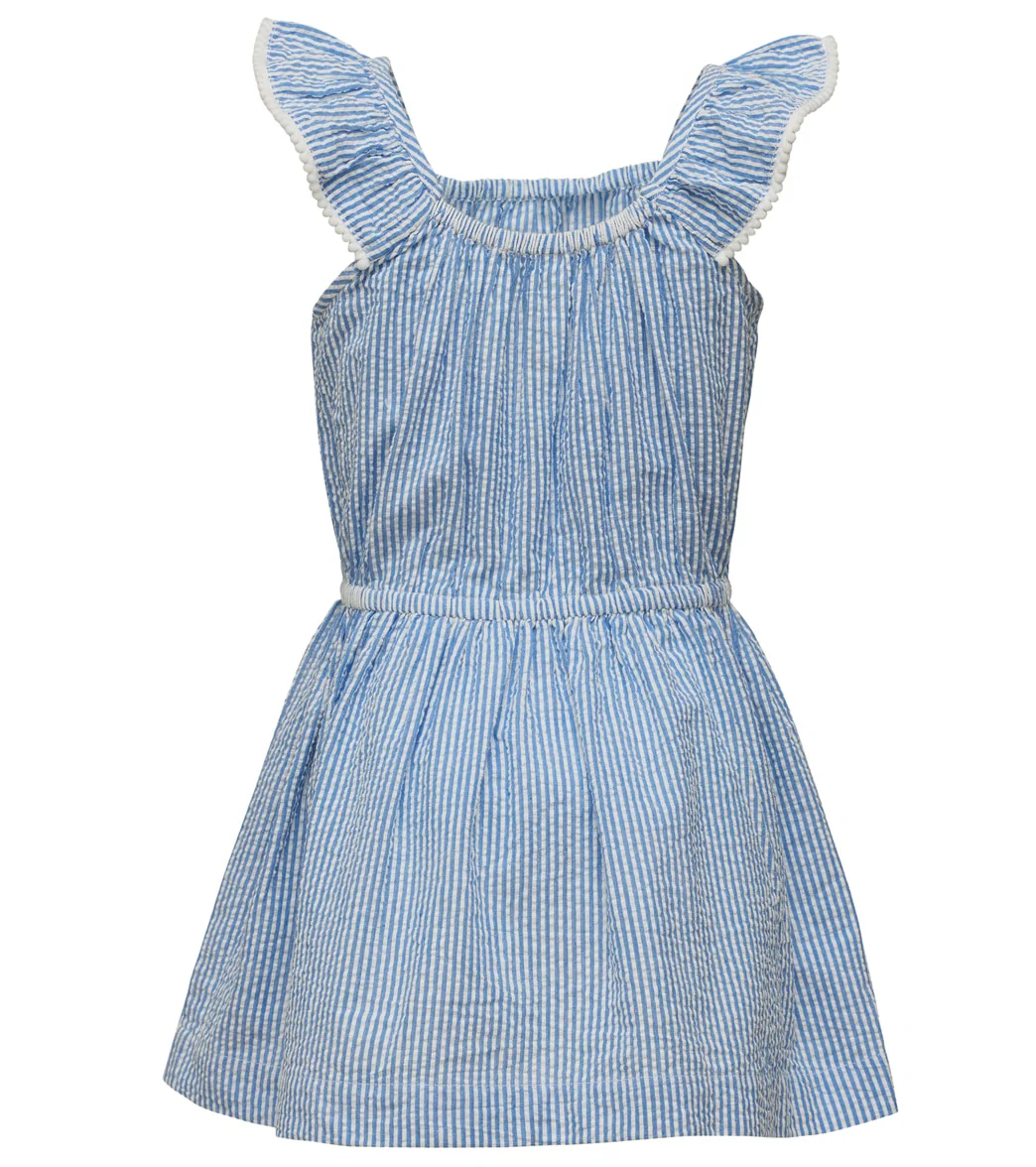 Snapper Rock Girls' Cornflower Frilled Beach Dress (Toddler, Little Kid) - Image 2