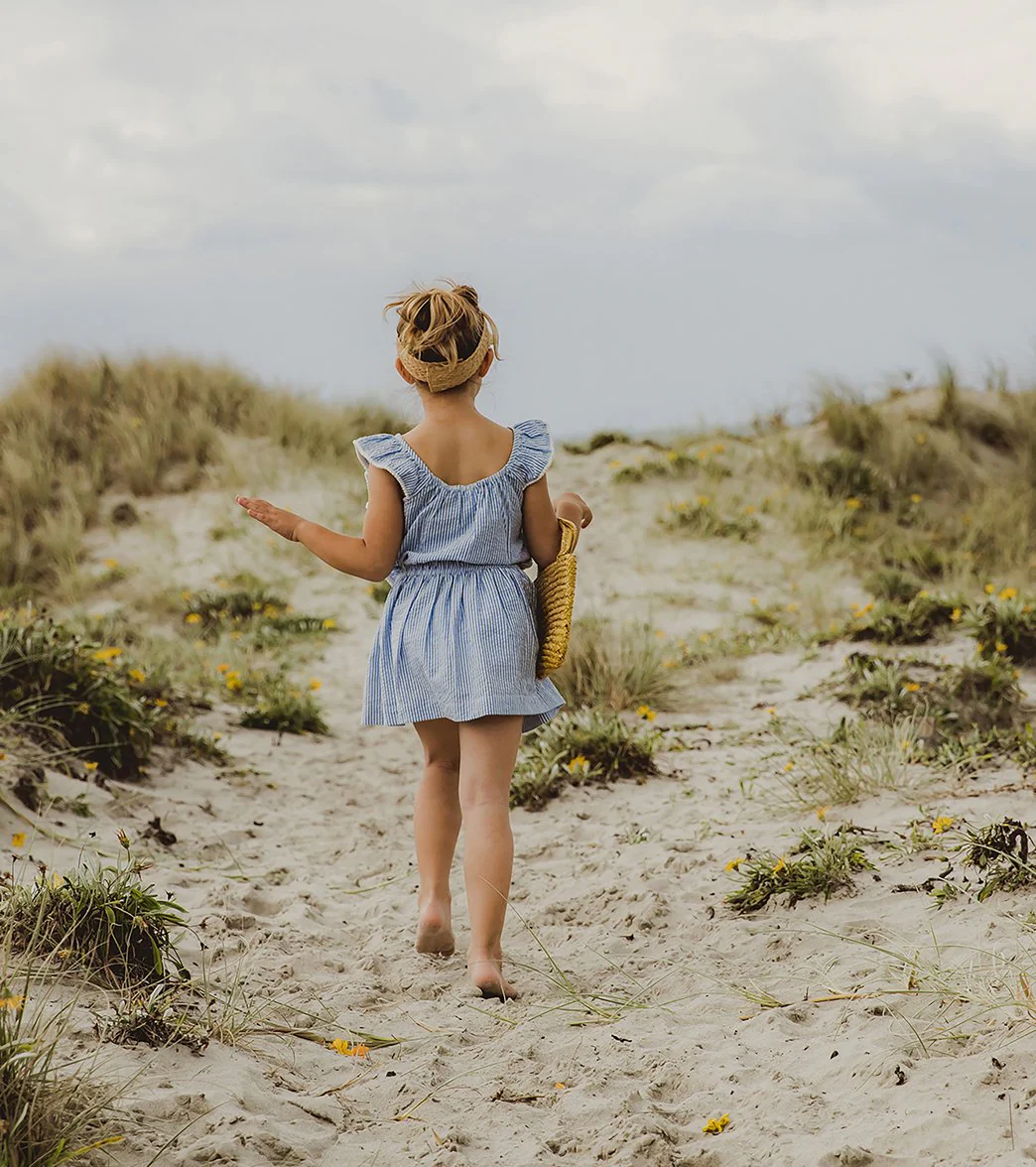 Snapper Rock Girls' Cornflower Frilled Beach Dress (Toddler, Little Kid) - Image 4