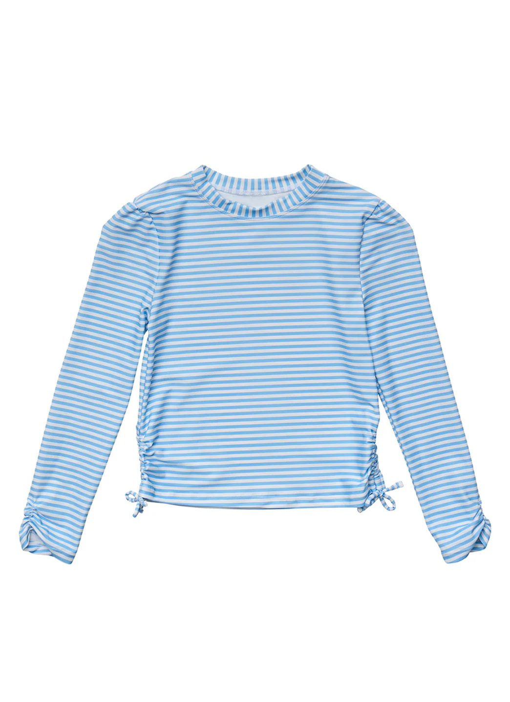 Snapper Rock Girls' Cornflower Stripe Long Sleeve Rashguard (Toddler, Little Kid, Big Kid) - Image 3