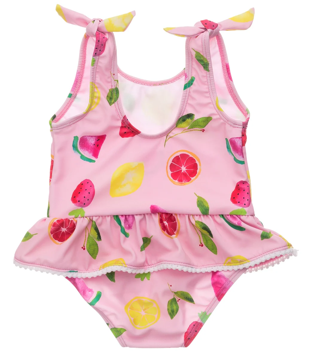 Snapper Rock Girls' Fruit Fiesta One Piece Skirt Swimsuit (Baby, Toddler) - Image 2