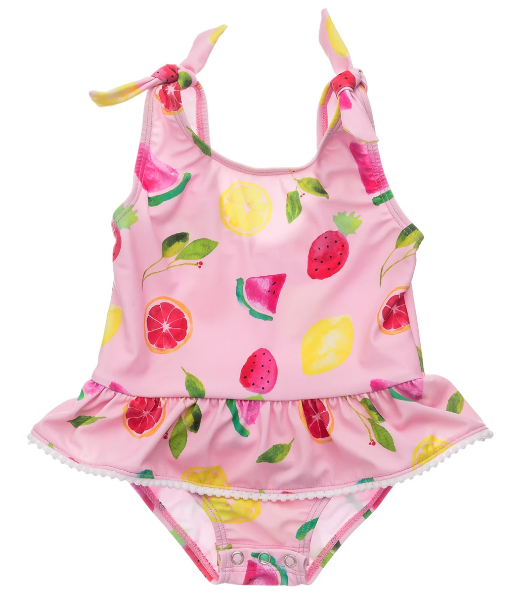 Snapper Rock Girls' Fruit Fiesta One Piece Skirt Swimsuit (Baby, Toddler) - Image 7